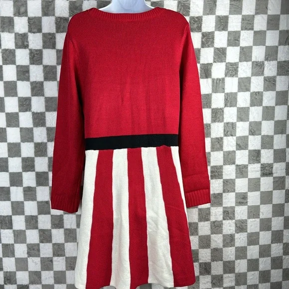 Allison, brittany Knit XL Christmas Santa sweater dress - Picture 3 of 6